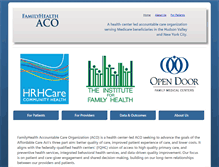 Tablet Screenshot of familyhealthaco.org